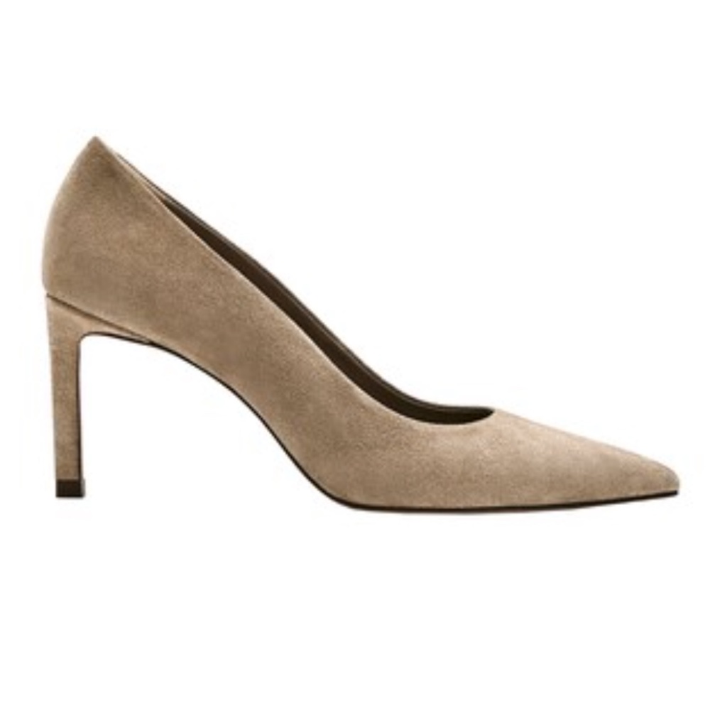 MASSIMO DUTTI Italian Suede  Stiletto Heel Pumps - 5B 35